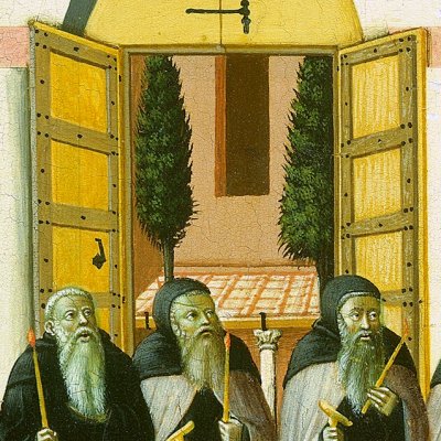 La mort de saint Antoine (Pala de saint Antoine) - Maître de l'Observance
