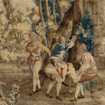 Le cheval fondu (Les amusements champêtres, Beauvais) - d'après Oudry