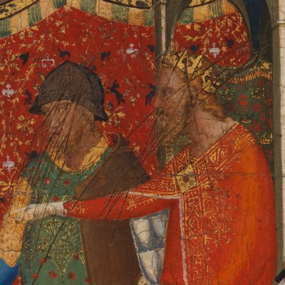 Sainte Réparate devant l'empereur Décius - Bernardo Daddi