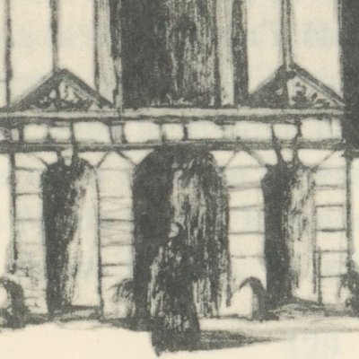 Nemours devant l'hôtel de Clèves (La Princesse de Clèves, 1947) - A. Beaurepaire