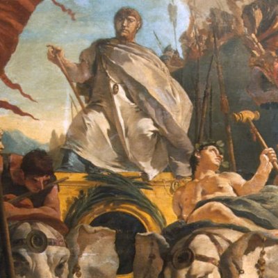 Le triomphe de Manius Curius Dentatus - Tiepolo