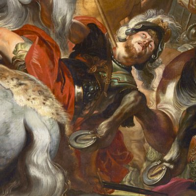 La mort de Decius Mus (carton de tapisserie) - Rubens