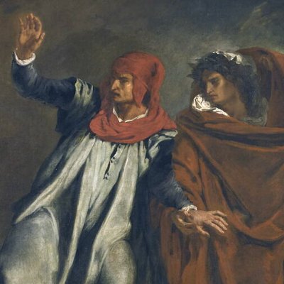 Dante et Virgile, dit aussi La barque de Dante - Delacroix