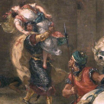 L'enlèvement de Rébecca (version du Louvre) - Eugène Delacroix
