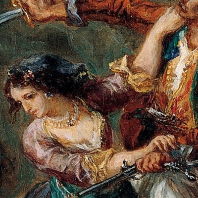 La fiancée d'Abydos (version du Kimbell Art Museum) - Eugène Delacroix