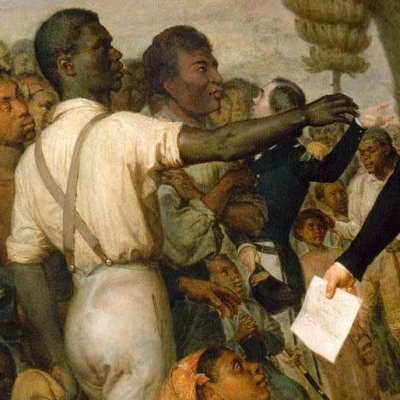 Allégorie de l'abolition de l'esclavage à la Réunion - Alphonse Garreau