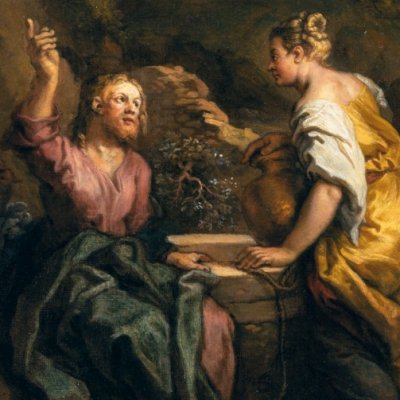 Jésus et la Samaritaine - Charles de La Fosse