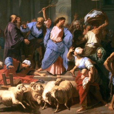 Les marchands chassés du Temple - Jean Jouvenet
