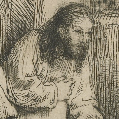 Christ and the Samaritan Woman (version of 1657-8) - Rembrandt
