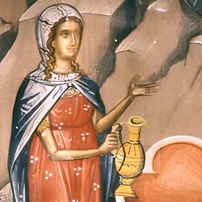 Le Christ et la Samaritaine - Théophane le Crétois