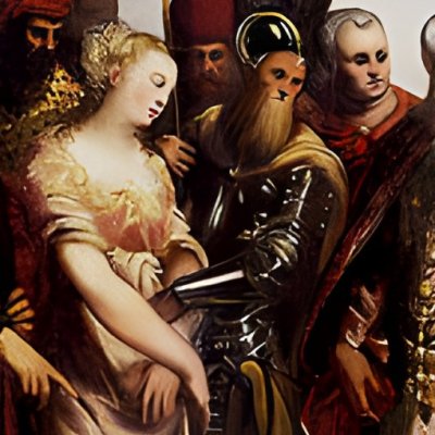 Le Christ et la femme adultère (version de Milan) - le Tintoret