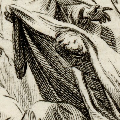 La résurrection de Lazare (Christiade, planche ch. 7) - Eisen