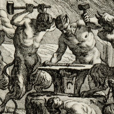L'antre des génies infernaux (Christiade, planche ch. 10) - Eisen