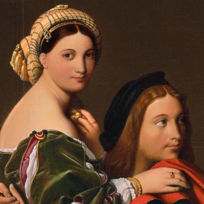 Raphaël et la Fornarina - Ingres