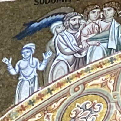 La destruction de Sodome et la fuite de Loth (Chapelle Palatine)