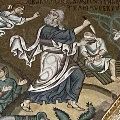Le sacrifice d'Isaac (Chapelle Palatine)