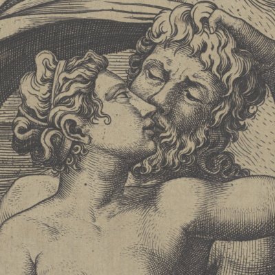Jupiter et Sémélé - Marco Dente d'après Giulio Romano