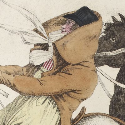 La cavalcade (Modes & Usages de Paris, n°3, 1827)