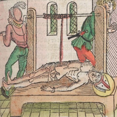 Martyre de saint Érasme (Légende dorée, éd. Anton Koberger)