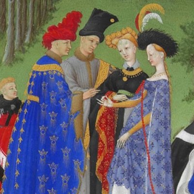 Avril (Très riches Heures du duc de Berry) - Limbourg