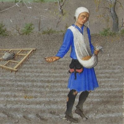 Octobre (Très riches Heures du duc de Berry) - Limbourg