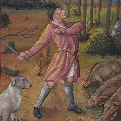 Novembre (Très riches Heures du duc de Berry) - Jean Colombe