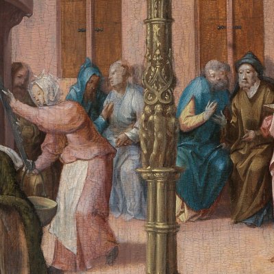 Le Christ dans la maison de Marthe et de Marie - Cornelis Engelbreschtsz