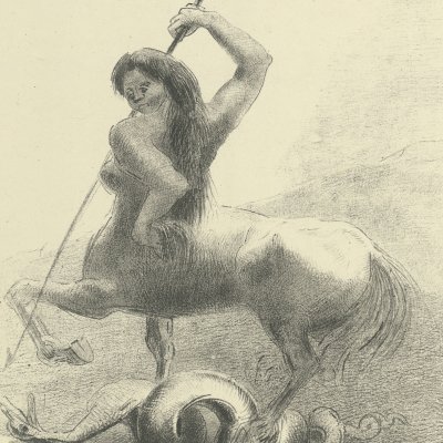 Il y eut des luttes et de vaines victoires (Les Origines) - Odilon Redon