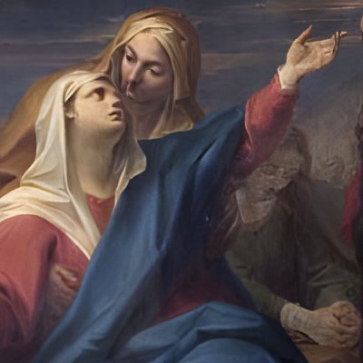 Le Christ en croix avec la Vierge et saint Jean - Belle