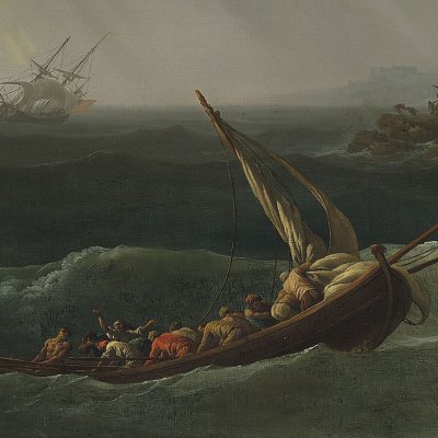 Naufrage (commande Drake, 1747) - Vernet