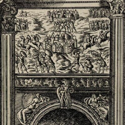 Arch of Septimius Severus (Speculum Romanae Magnificentiae, pl.14)