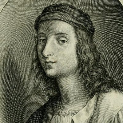 Portrait frontispice de Raphaël (Bellori, Descrizione…, Rome, 1695)