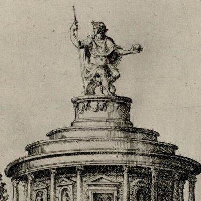 Le mausolée d'Auguste (Speculum Romanae Magnificentiae, pl.35) - Lafreri