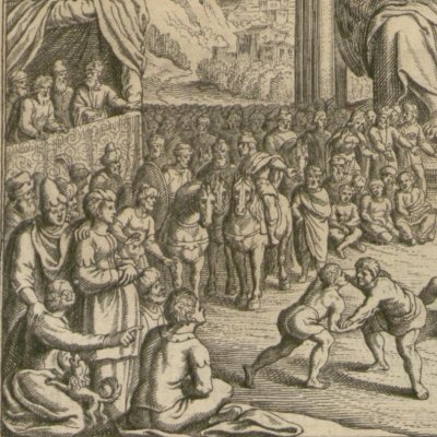 Les jeux de Panopolis (Gottfried, Hist. Chronica, 1674)