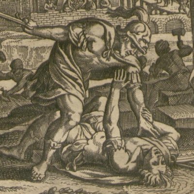 Romulus tue Rémus (Gottfried, Hist. Chronica, 1674)