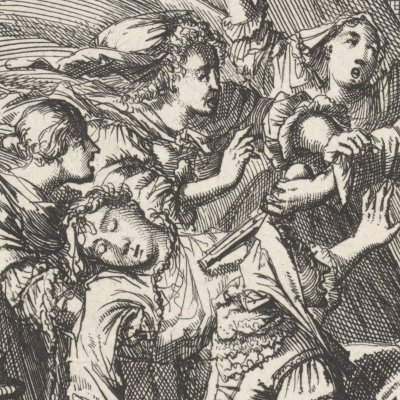 Diane de Joannis de Chateaublanc (la Marquise de Ganges) assassinée par ses beaux-frères en 1667 - Luyken