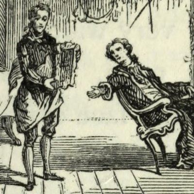 Joanetti ne comprend pas le regard du portrait (Voyage autour de ma chambre, 1862)
