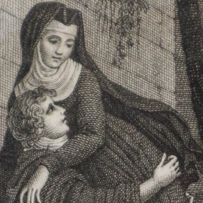 Suzanne s'échappe de Saint-Eutrope (Diderot, La Religieuse t.3, Paris, Bertin, 1797) - Chaillou