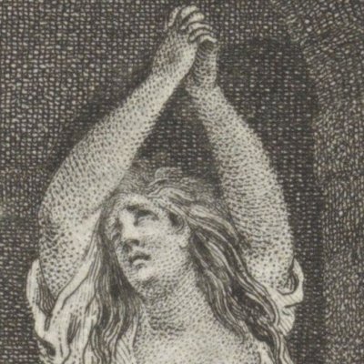 Suzanne au cachot (Page de titre de De Kloosterling, trad. hollandaise de La Religieuse) - R. Vinkeles