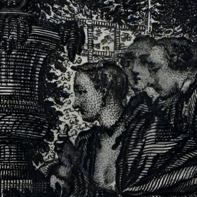 Clémentine épiée par ses parents et par Sir Charles (Histoire de Sir Charles Grandison, 1764) - Eisen
