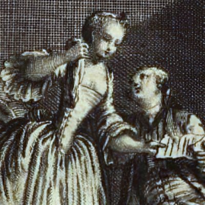 Sir Charles donne à Émilie la lettre de sa mère  (Histoire de Sir Charles Grandison, 1764) - Eisen