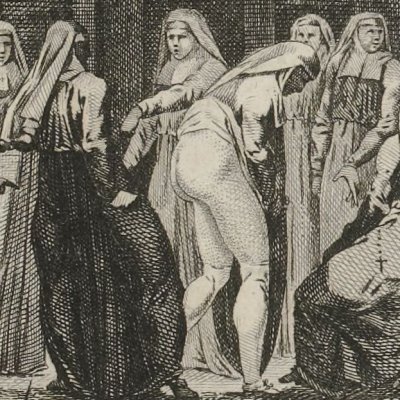 Scolastique châtiée pour s'être baignée (La Religieuse en chemise, 1774, 2e entretien)