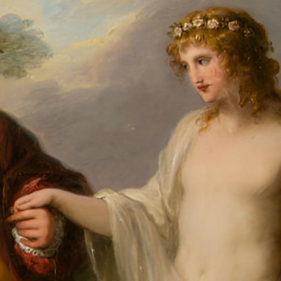 Abélard présentant Hymen à Héloïse / Abelard presenting Hymen to Heloise - Angelica Kauffmann