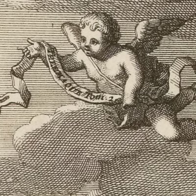 Minerve montre à Télémaque le chemin de la vertu (Télémaque, 1717) - Bonnart
