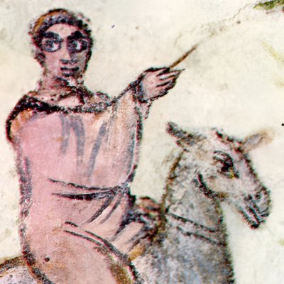 L'ânesse de Balaam (Hypogée de la via Latina)