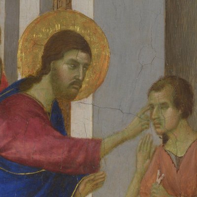 La guérison de l'aveugle - Duccio