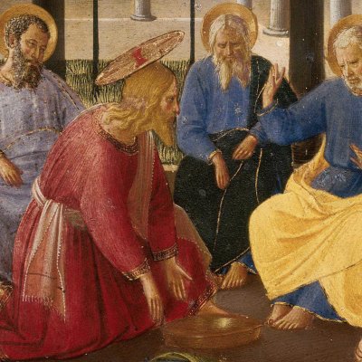 Le lavement de pieds (Armadio degli Argenti) - Fra Angelico