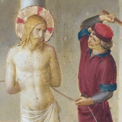 Le Christ à la colonne (Armadio degli Argenti) - Fra Angelico