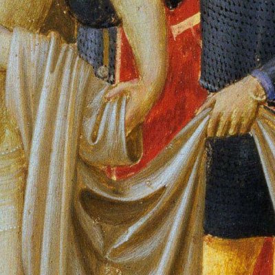 Le partage des vêtements du Christ (Armadio degli Argenti) - Fra Angelico