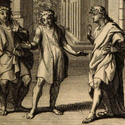 Les Ménechmes (Œuvres de Plaute, t. 5, Amsterdam, 1719) - J. Wandelaar